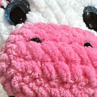 Close-up of the stitches, cropped from the same photo