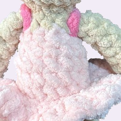 Close-up of the stitches, cropped from the same photo